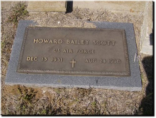 Scott, Howard Bailey (military marker).JPG