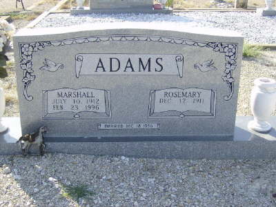 Adams, Rosemary