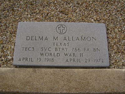 Allamon, Delma M. (military marker)