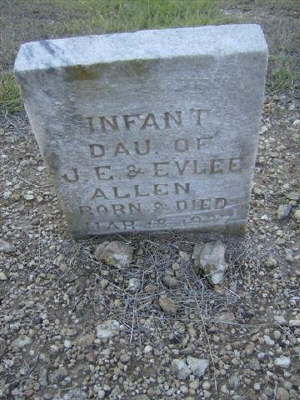 Allen, Infant Daughter