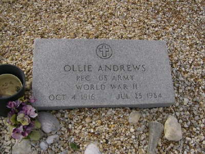 Andrws, Ollie (military marker)