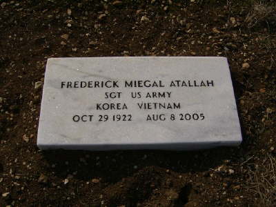 Atallah, Frederick Miegal (military marker)