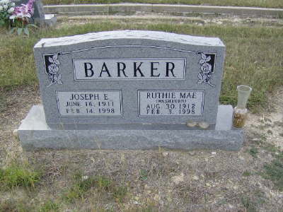 Barker, Joseph E. & Ruthie Mae