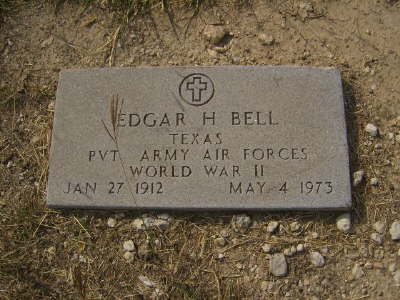 Bell, Edgar H. (military marker)