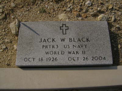 Black, Jack W. (military marker)