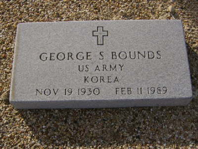 Bounds, George S.