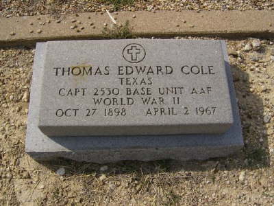 Cole, Thomas Edward