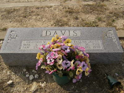 Davis, Grayson W. & Thelma Jones