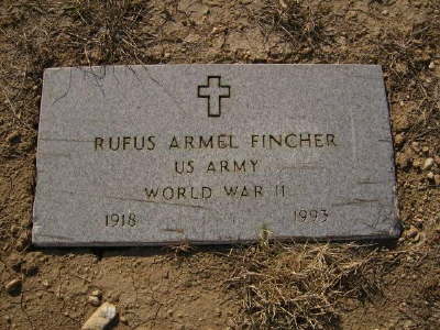 Fincher, Rufus Armel (military marker)