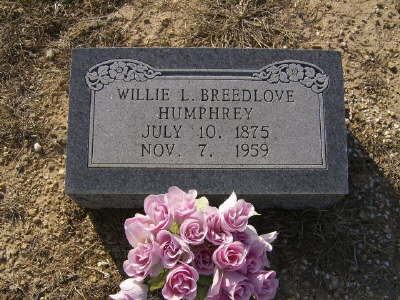 Humphrey, Willie L. Breedlove