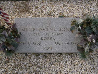 Jones, Billie Wayne (military marker)