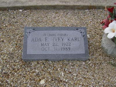 Karl, Ada E. Ivey