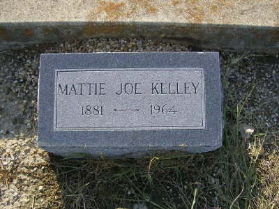 Kelley, Matie Joe
