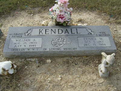 Kendall, William A. & Eunice M.