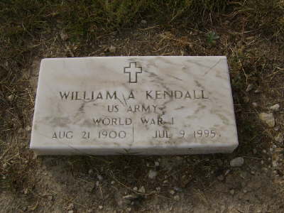 Kendall, William A. (military marker)