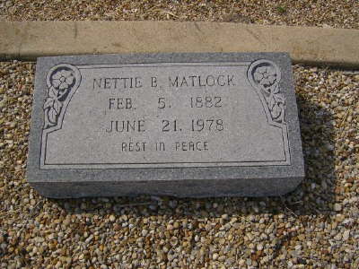 Matlock, Nettie B.