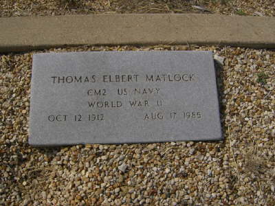 Matlock, Thomas Elbert