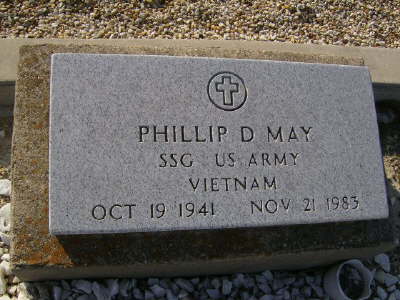 May, Phillip D. (military marker)