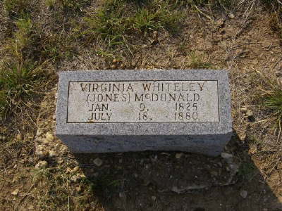 McDonald, Virginia Whiteley (Jones)
