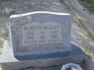 Mosley, M. Irene