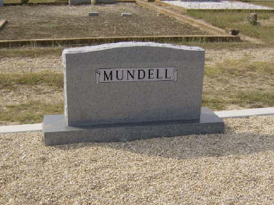 Mundell Family Marker