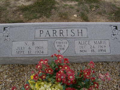 Parrish, N. B. & Alice Marie
