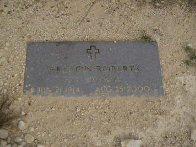 Roberts, Weldon (military marker)