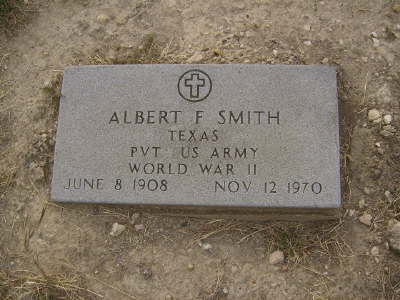 Smith, Albert F. (military marker)