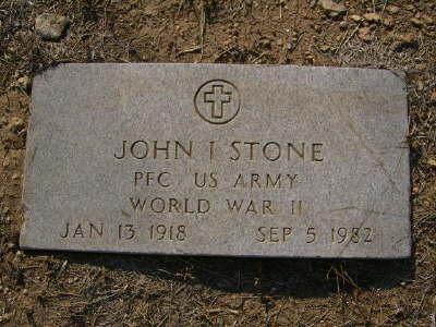 Stone, John I (military marker)
