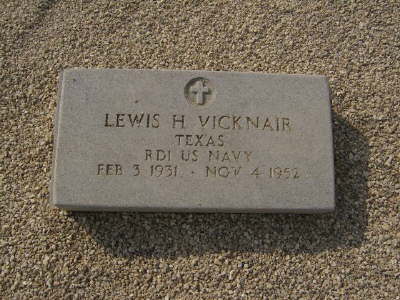 Vicknair, Lewis H. (military marker)
