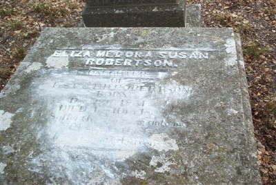 Robertson, Eliza Mendora Susan