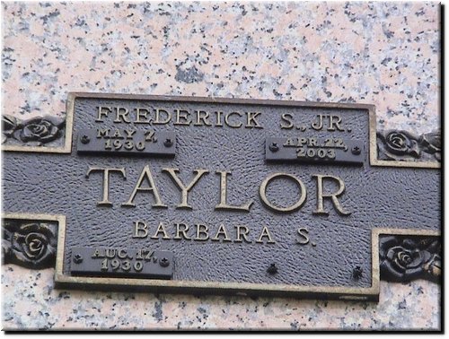 Taylor, Frederick S Jr and Barbara S.JPG