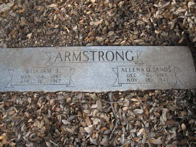 Armstrong, William J & Allena Q Sands
