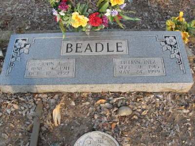 Beadle, John L & Lillian Inez