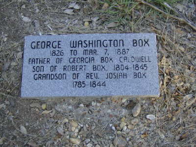 Box, George Washington