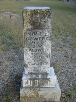 Caldwell, Mattie Bowers