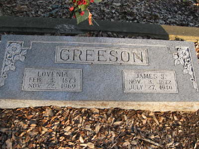 Greeson, Lovenia & James S