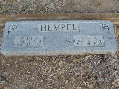 Hempel, Ernest A & Ferne H