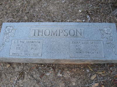 Thompson, C S Pat & Emma Love Shelley
