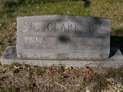 Clark, Rev. Ben & Celia A.