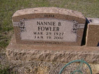 Fowler, Nannie B.