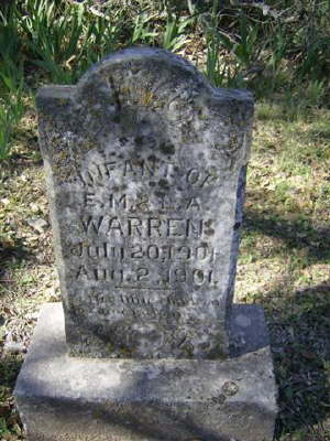Warren, Infant of E.M. & L.A.