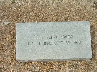 Adams, Lillie Pearl