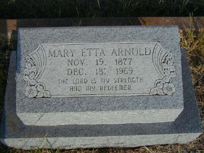 Arnold, Mary Etta