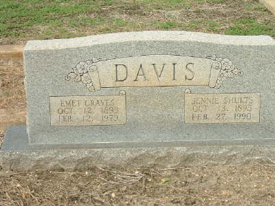 Davis, Emet Graves & Jennie Shults