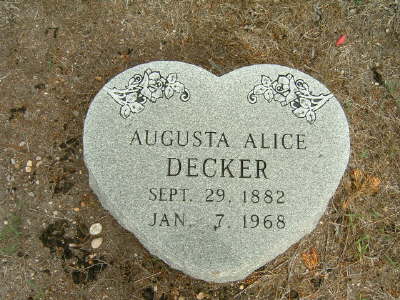 Decker, Augusta Alice