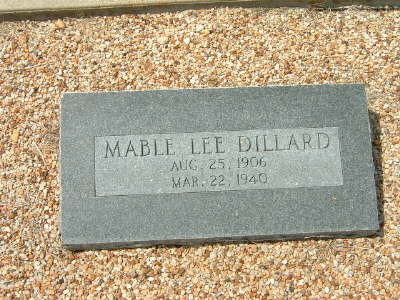 Dillard, Mable Lee