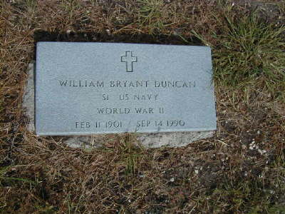 Duncan, William Bryant (military marker)