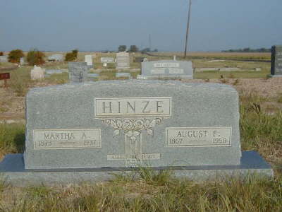 Hinze, Martha A. & August F.