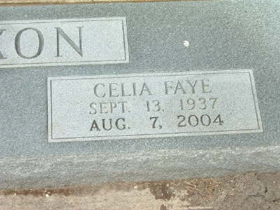 Nixon, Celia Faye
